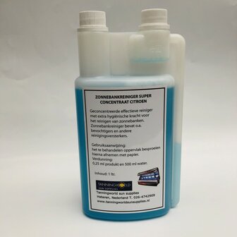 Sunbed cleaner 1 liter concentrate